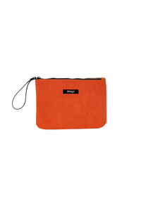 Mr. Wonderful Estojo para lápis - veludo cotelê terracota