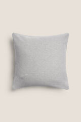 Womensecret Two-tone cotton cushion cover grey