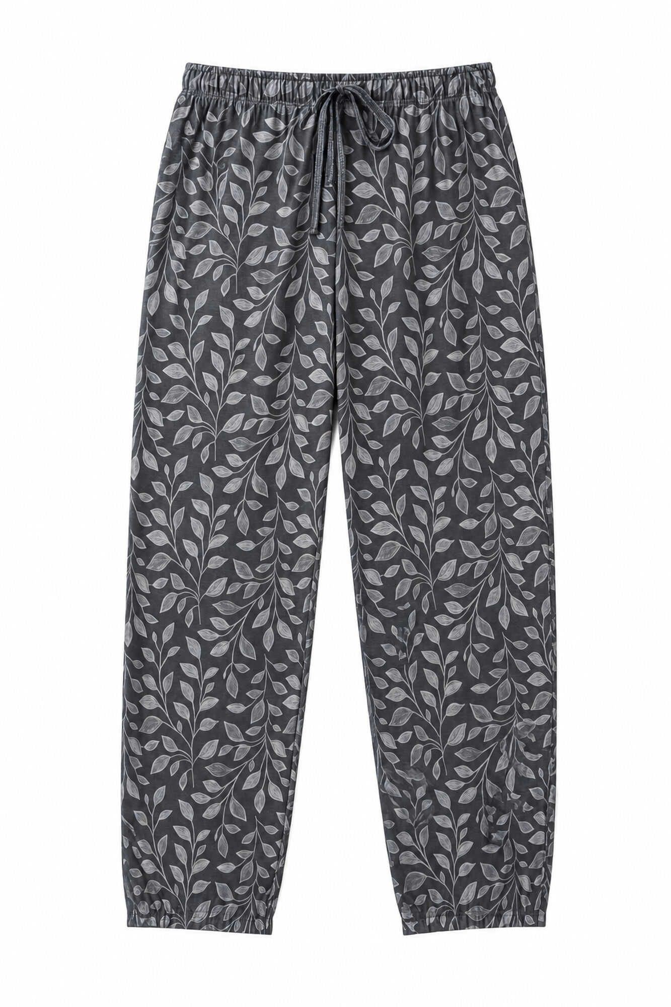 Women'secret Cal&ccedil;a comprida em algod&atilde;o folgada cinza