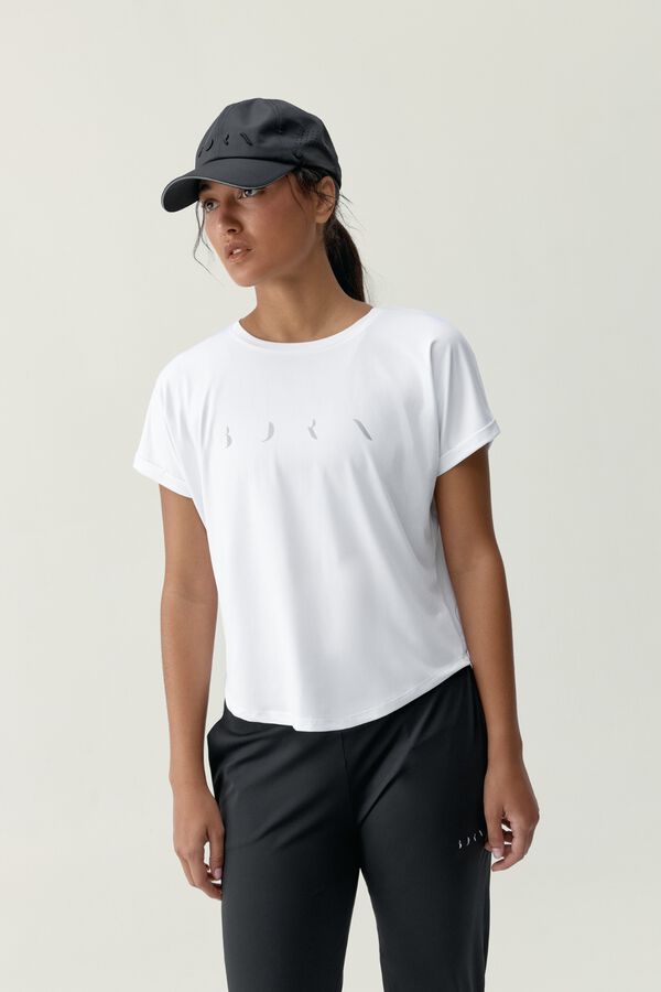 Born Living Yoga T-shirt Azami branca branco