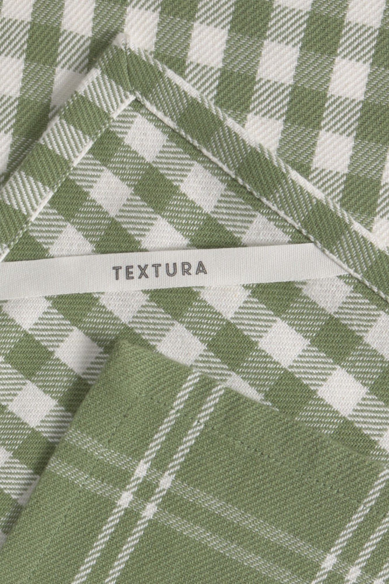 Textura Conjunto de panos de algod&atilde;o aos quadrados