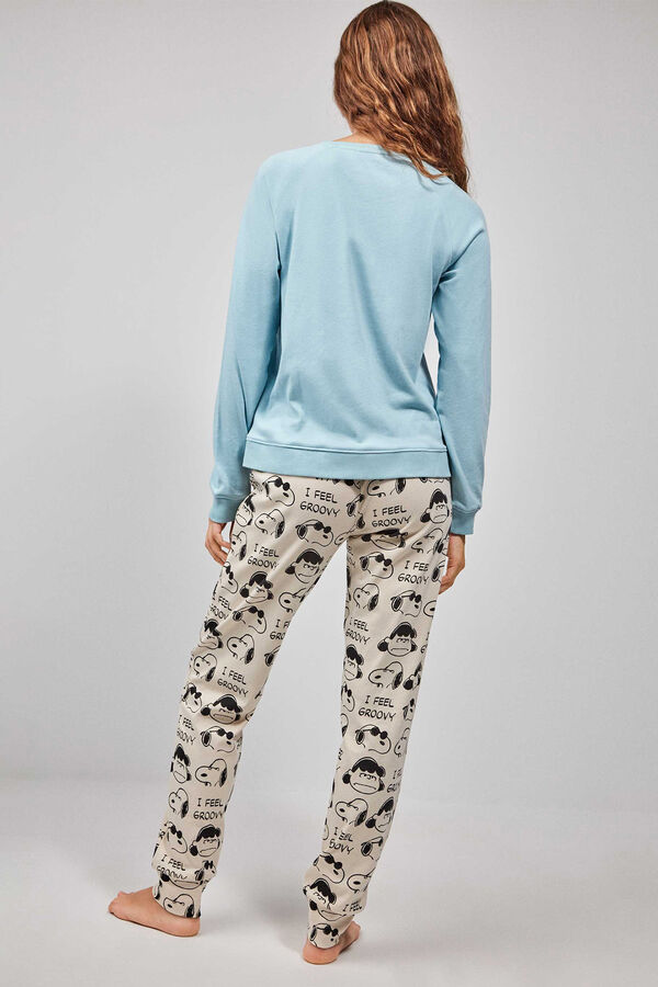 Gisela Pijama largo Snoopy azul