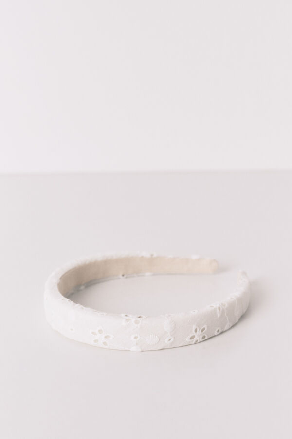 Women'secret Bandolete com bordado su&iacute;&ccedil;o branco branco