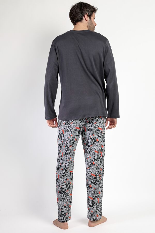 Admas Pijama comprido Star Wars cinzento