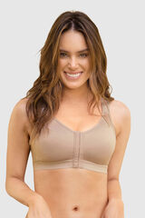 Leonisa Sujetador facilitador de postura con control de volumen del pecho Multi/Functional beige