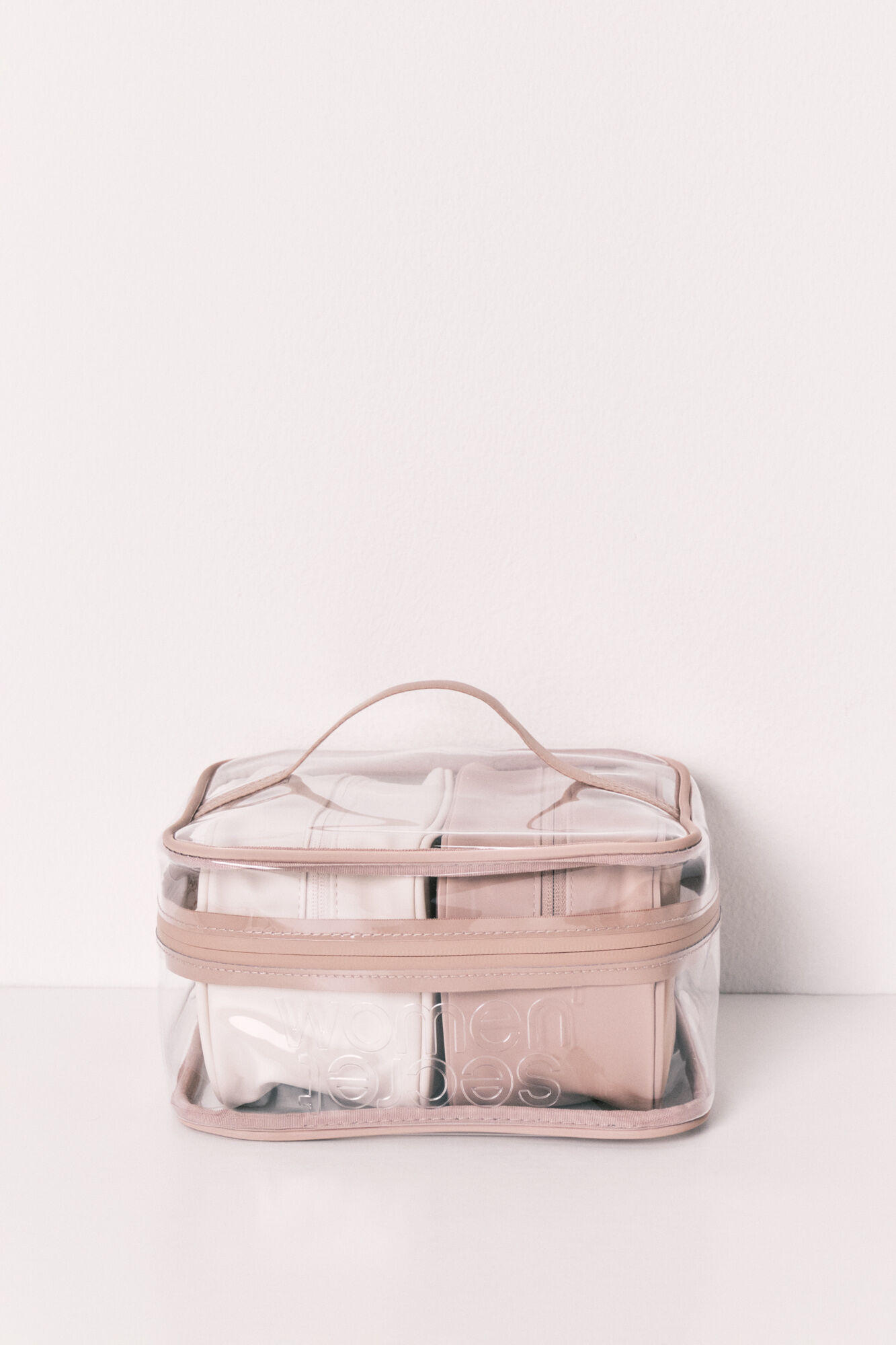 Women'secret Pack 3 n&eacute;cessaires com borracha e fecho-&eacute;clair