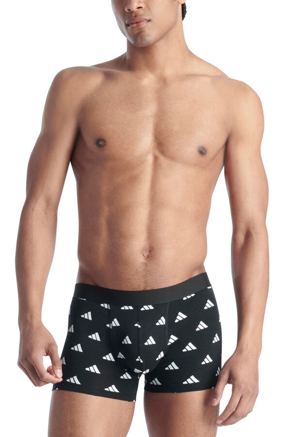 Adidas Pacote de 2 boxers de algodão Active Flex azul