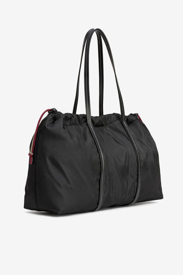 Vilanova Mala tote bag de nylon preto
