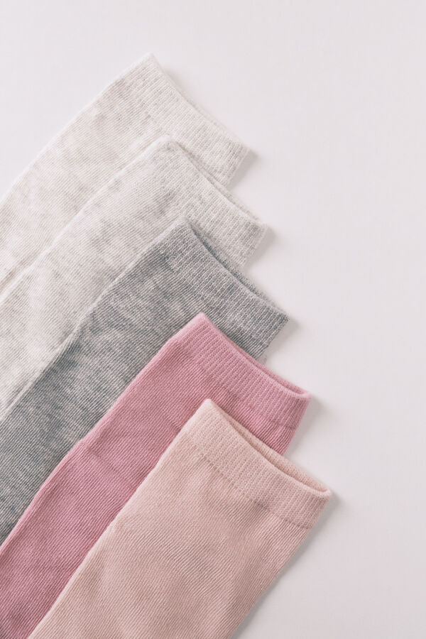 Women'secret Pack 5 meias curtas Snoopy estampado