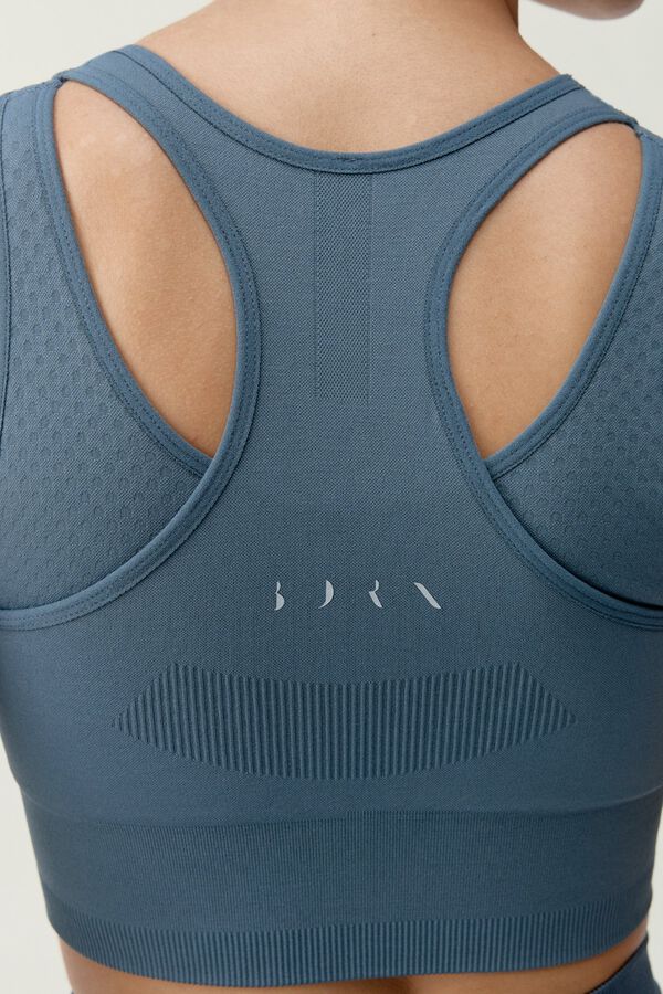 Born Living Yoga Top Nina Slate azul
