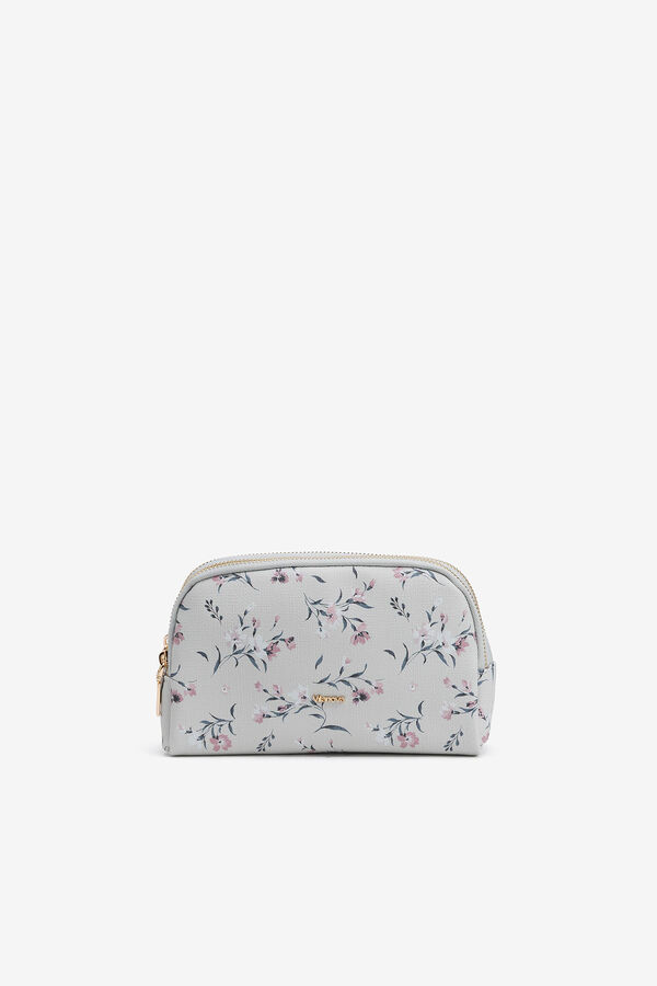 Vilanova Neceser con Estampado Floral grey