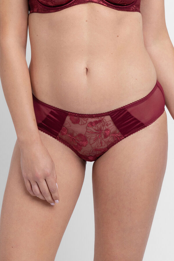 Dorina Cueca hipster ousada Vanya estampado