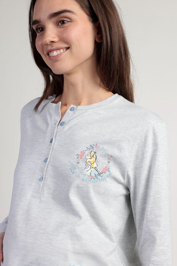 Admas Pijama Maternity Alicia cinzento