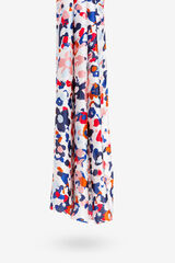 Vilanova Lenço Acetinado Estampado azul