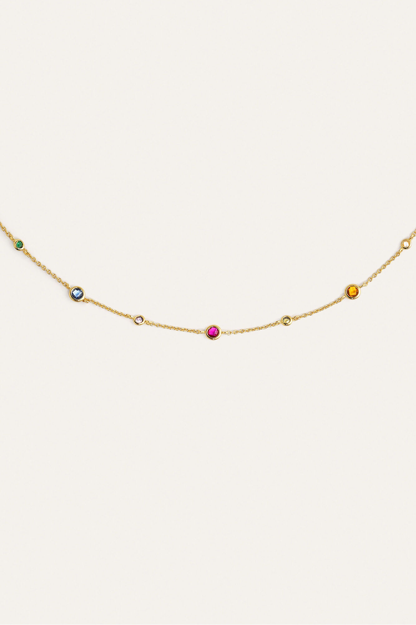 Singularu Collar New Orbit Multicolor Ba&ntilde;o Oro