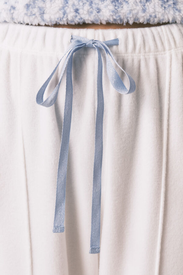 Women'secret Pijama comprido pelo azul azul