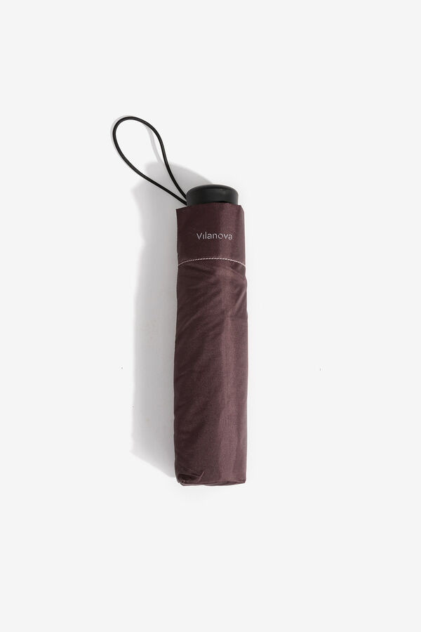 Vilanova Paraguas compacto burdeos rojo