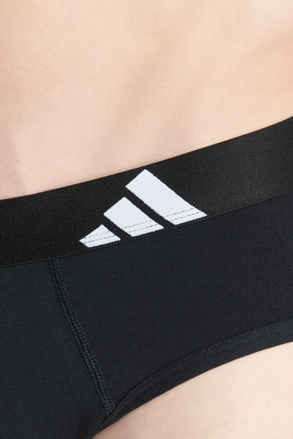 Adidas Pacote com 3 cuecas de algod&atilde;o Active Flex estampado