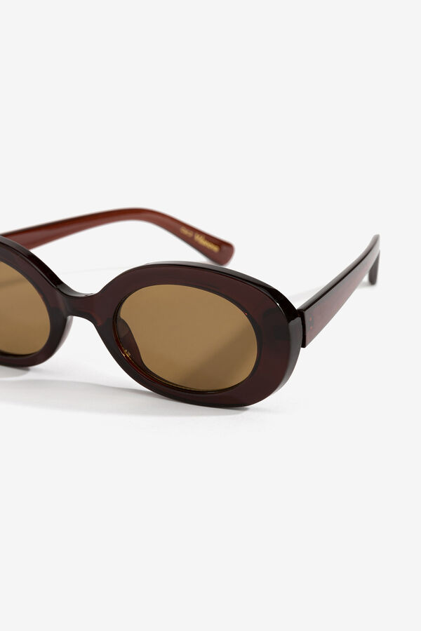 Vilanova &Oacute;culos de sol redondos castanho