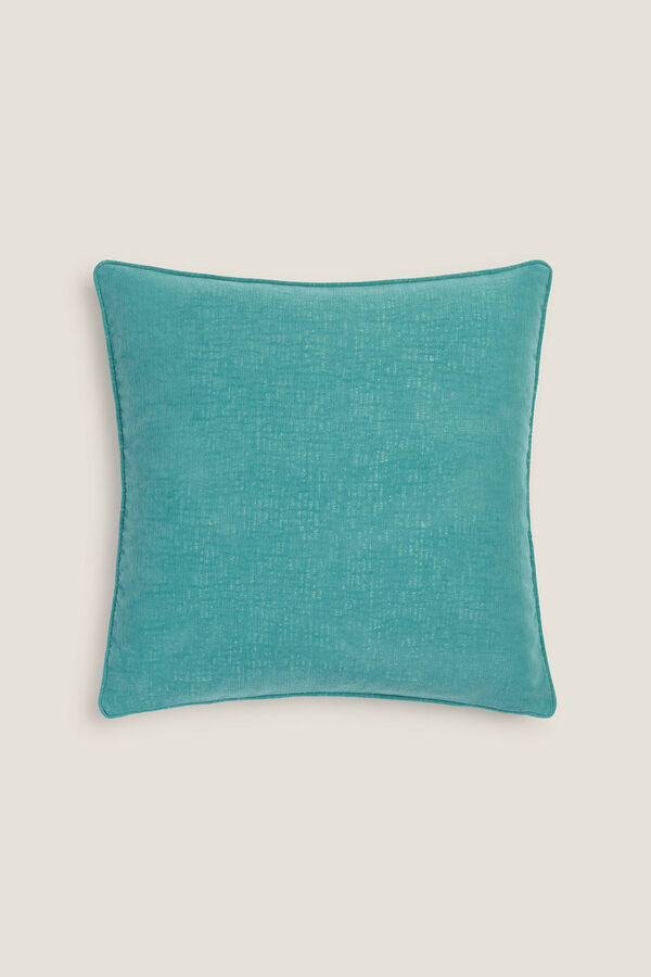 Womensecret Velvet cushion cover bleu