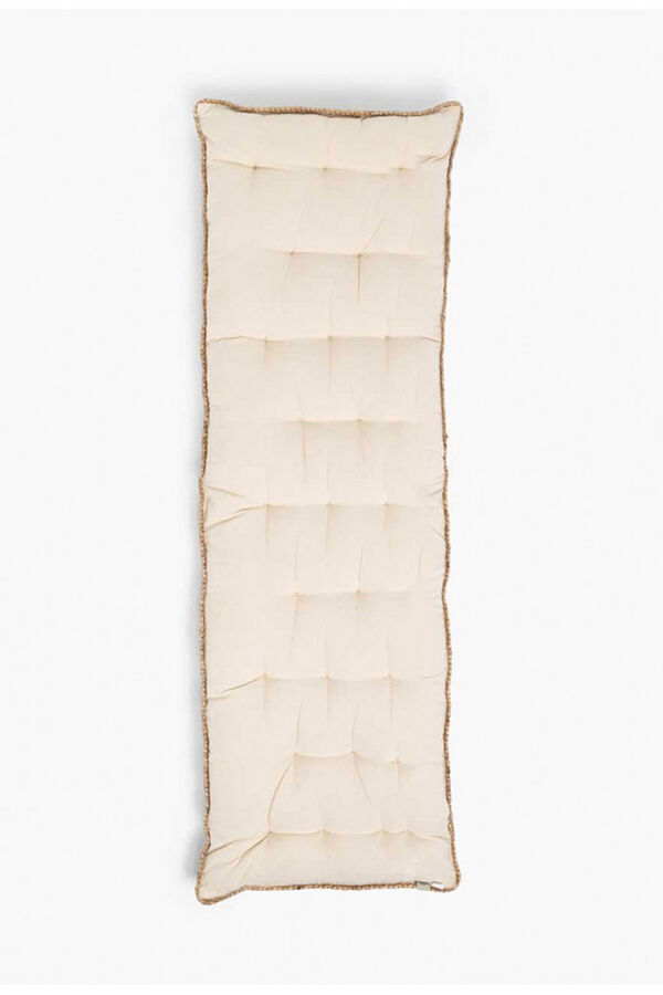 Calma House Ural jute bench cushion nude