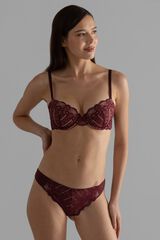 Dorina Pack de 2 Suti&atilde;s Balconette Acolchoados Celine vermelho