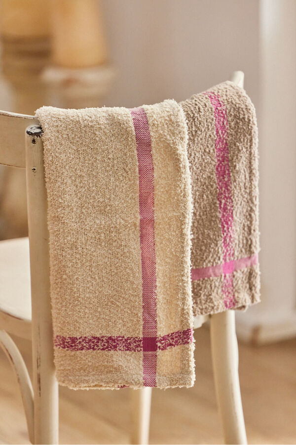 Calma House Set de 2 trapos de cocina tonos fucsia Vita fucsia