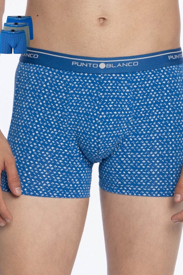 Punto Blanco Pacote com 3 Boxers, Basix branco