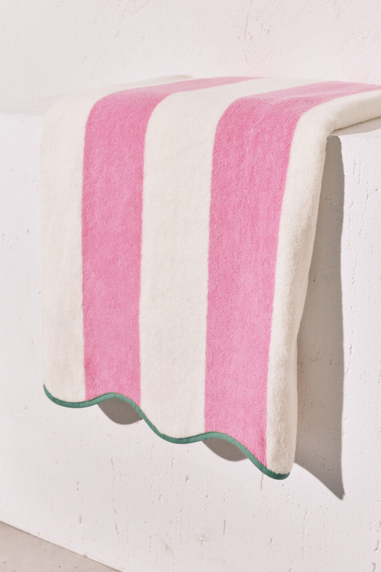 Women'secret Toalha estampado riscas em 100% algod&atilde;o