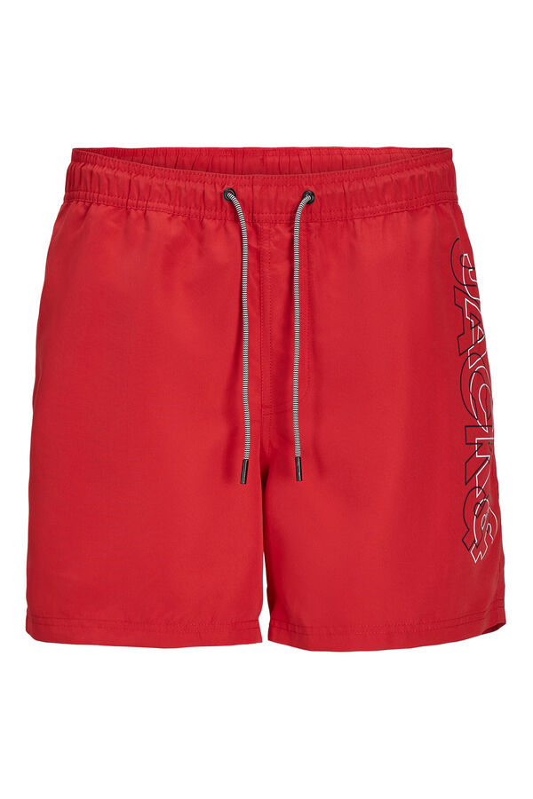 Jack & Jones Fato de banho logo vermelho