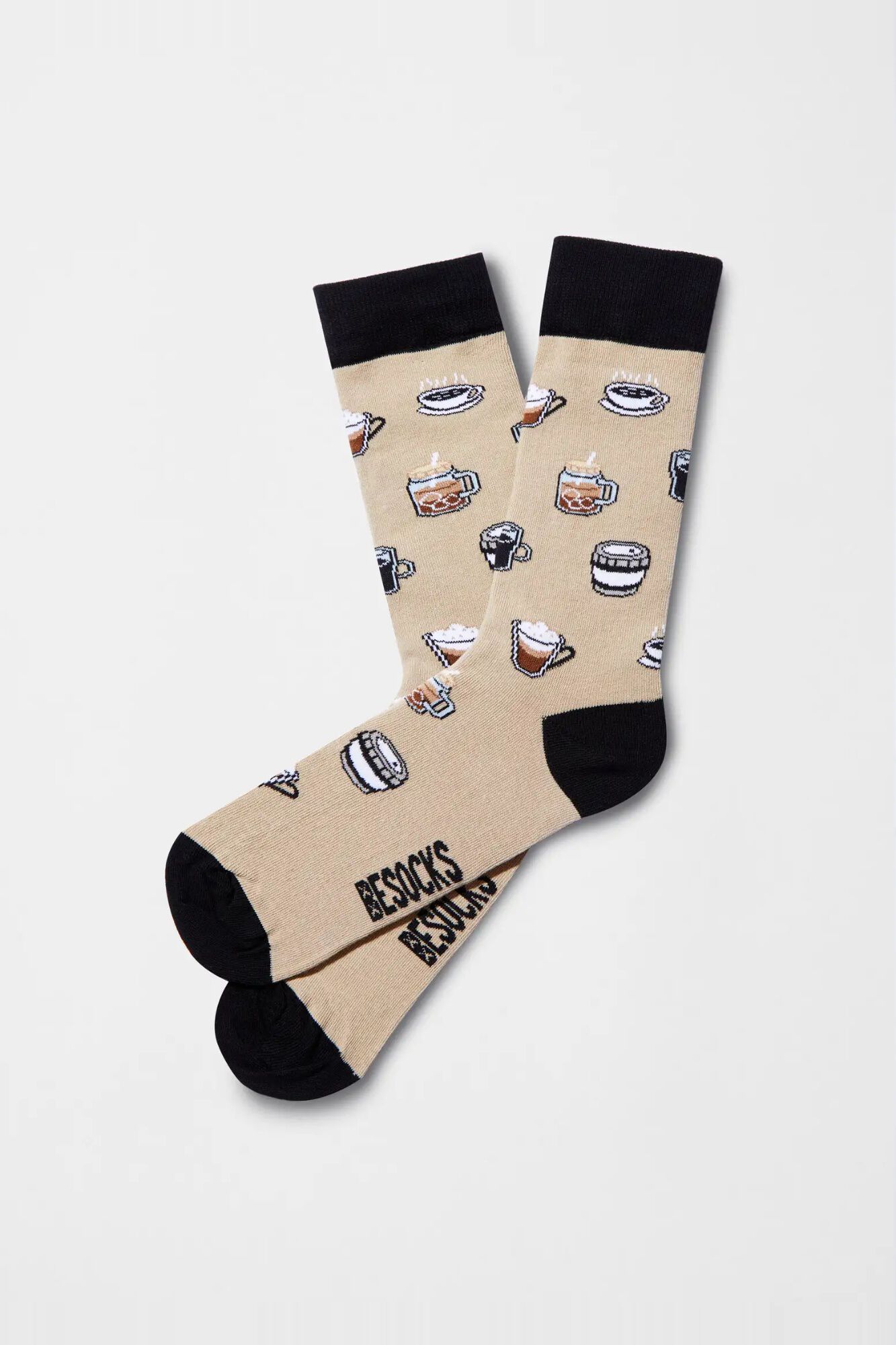 Besocks Meias altas BESOCKS de caf&eacute;