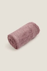 Textura Toalha de cabeça de algodão de bambu rosa