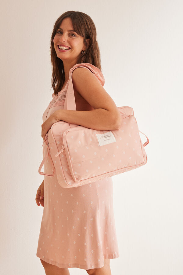 Womensecret Pink Maternity bag with pockets 