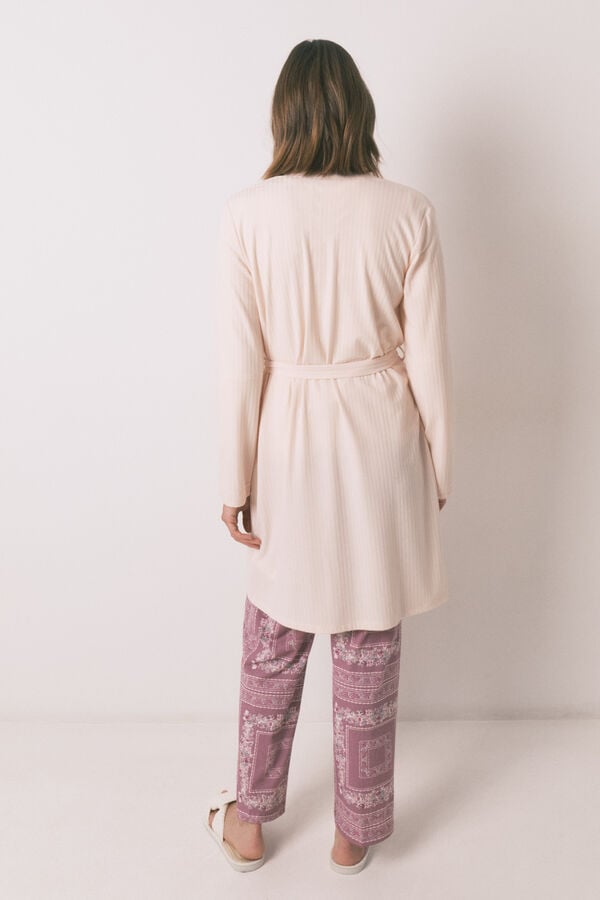 Women'secret Robe robe rosa canelado rosa