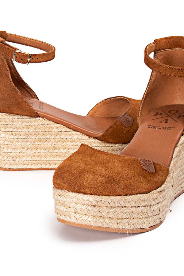 Popa Cu&ntilde;as Cantalar Serraje Cuero marr&oacute;n