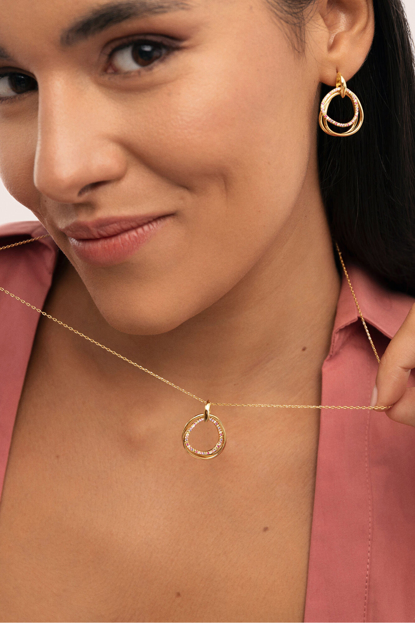 Singularu Collar Oria Colors Ba&ntilde;o Oro