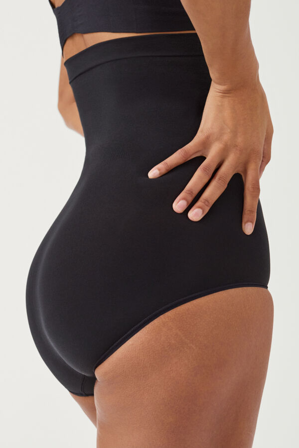 Spanx Nude high waist shaping panty. SPANX black