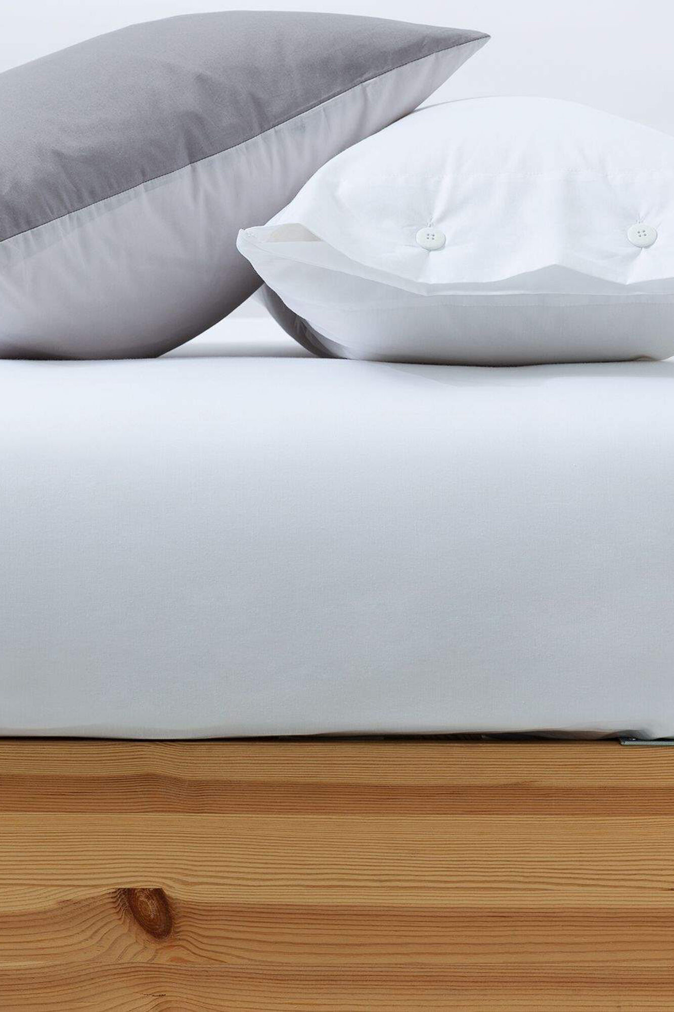 Textura Len&ccedil;ol de baixo algod&atilde;o percal. Cama 180-200 cm.