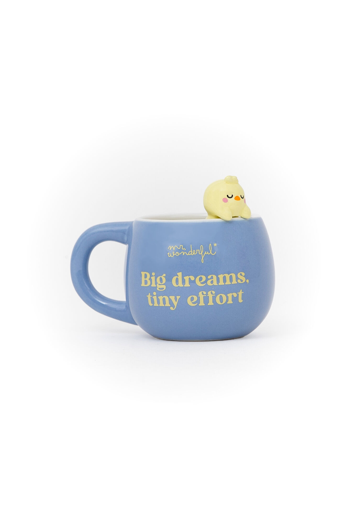 Mr. Wonderful Caneca 3D pintainho pregui&ccedil;oso - Big dreams, tiny effort