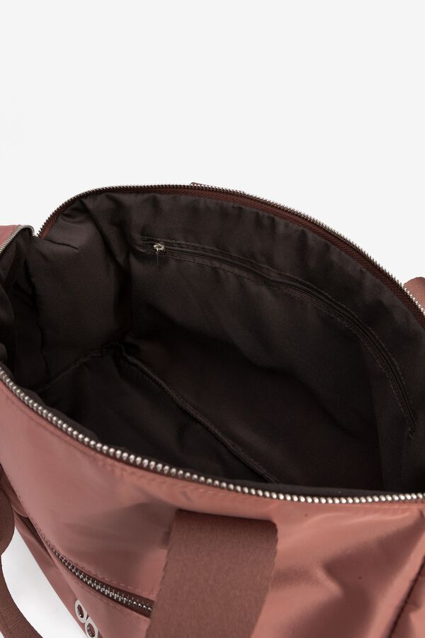 Vilanova Mala weekend acolchoada de nylon vermelho