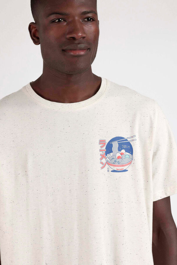 Admas Pijama curto de ramen  branco