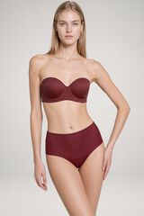 Gisela Top biqu&iacute;ni bandeau com capacidade remov&iacute;vel Monograma castanho