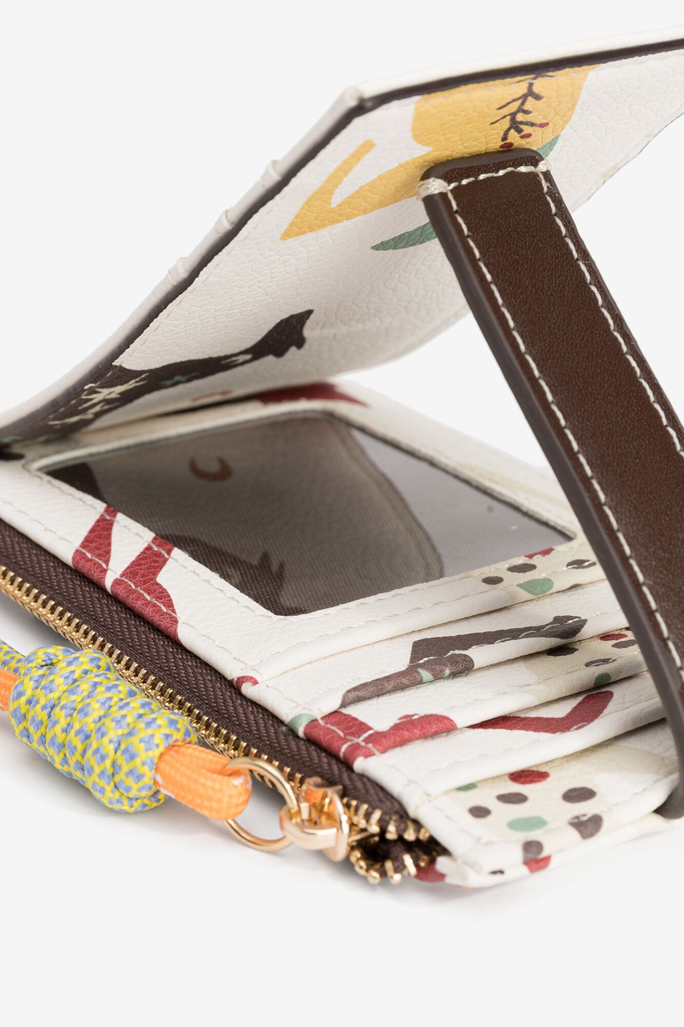 Vilanova Tarjetero estampado caballos