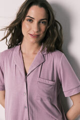 Women'secret Pijama camiseiro Capri soft touch rosa rosa