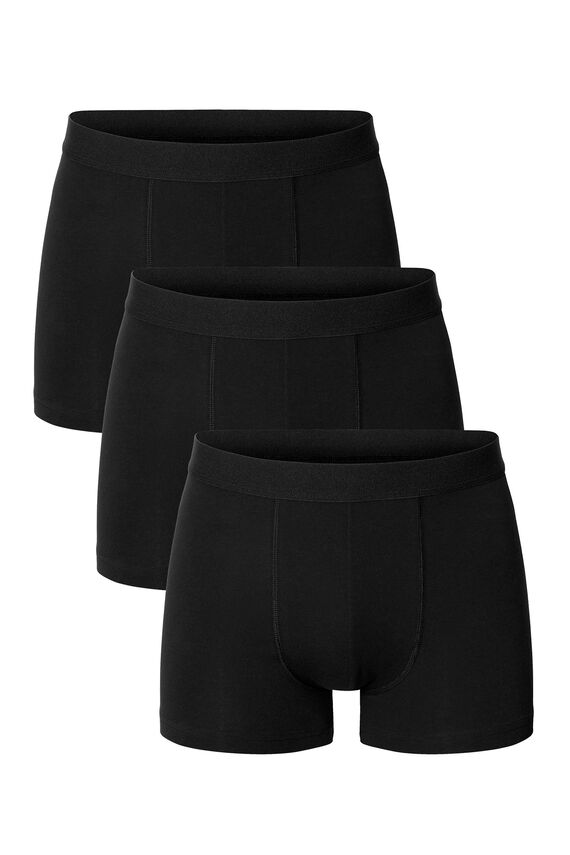 Pack de 3 bóxers algodón orgánico negros