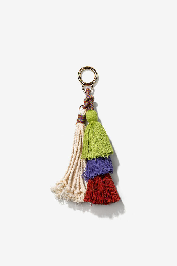 Vilanova Llavero con Flecos estampado