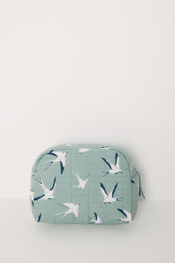 Womensecret Large bird print toiletry bag  printed