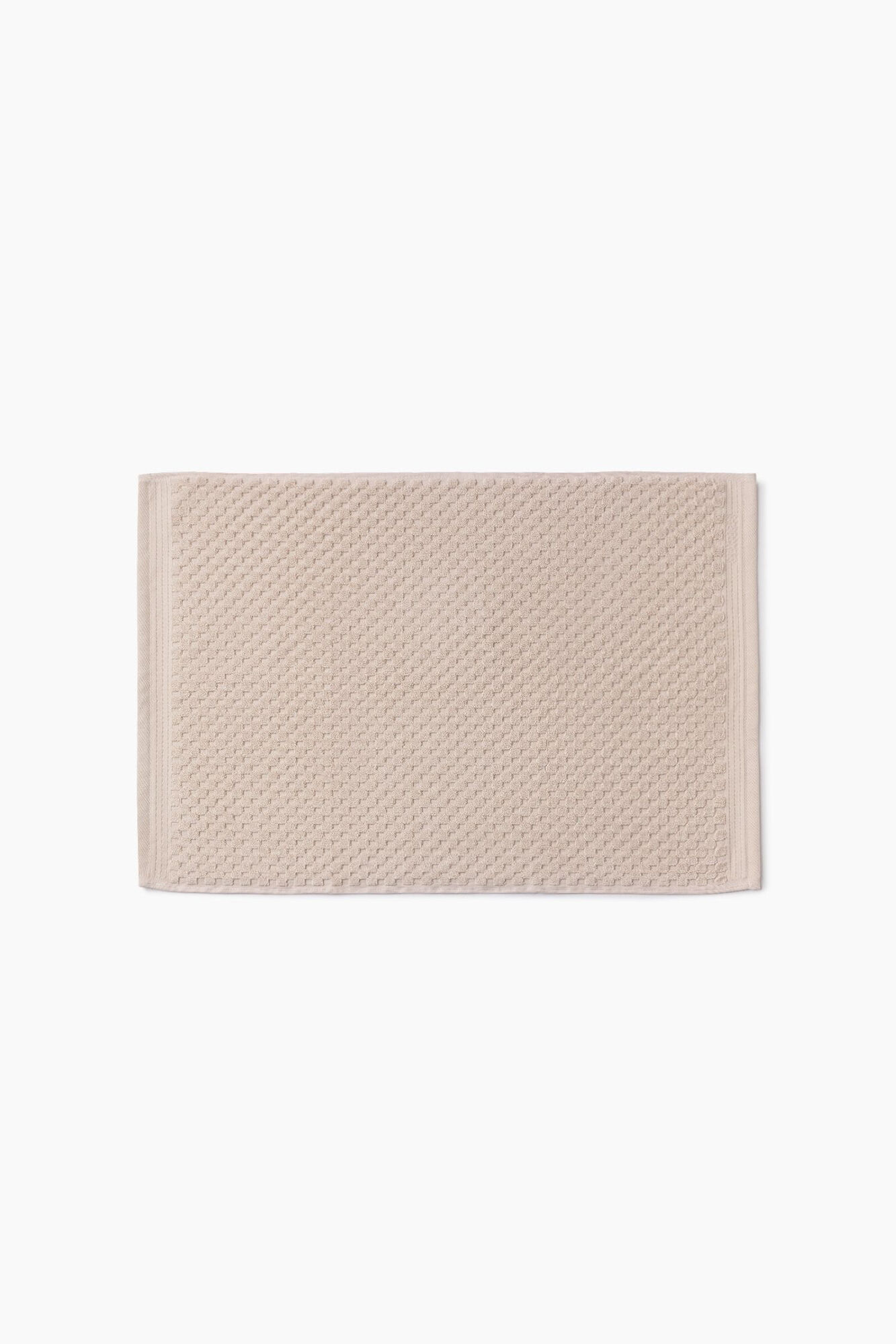 Textura Tapete banho friso algod&atilde;o bambu 50 x 70 cm.