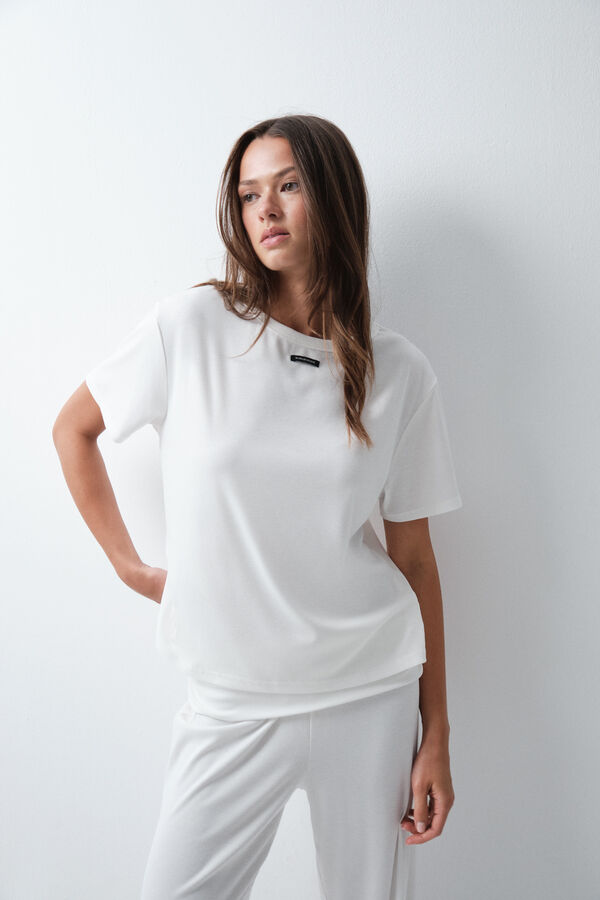 Women'secret Pijama comprido tipo lounge branco branco