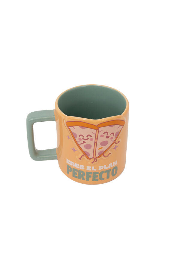 Mr. Wonderful Caneca de pizza 3D - Voc&ecirc; &eacute; o plano perfeito estampado